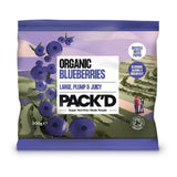 PACK'D Organic &amp;amp; Large Sun-Ripened Blueberries   300g