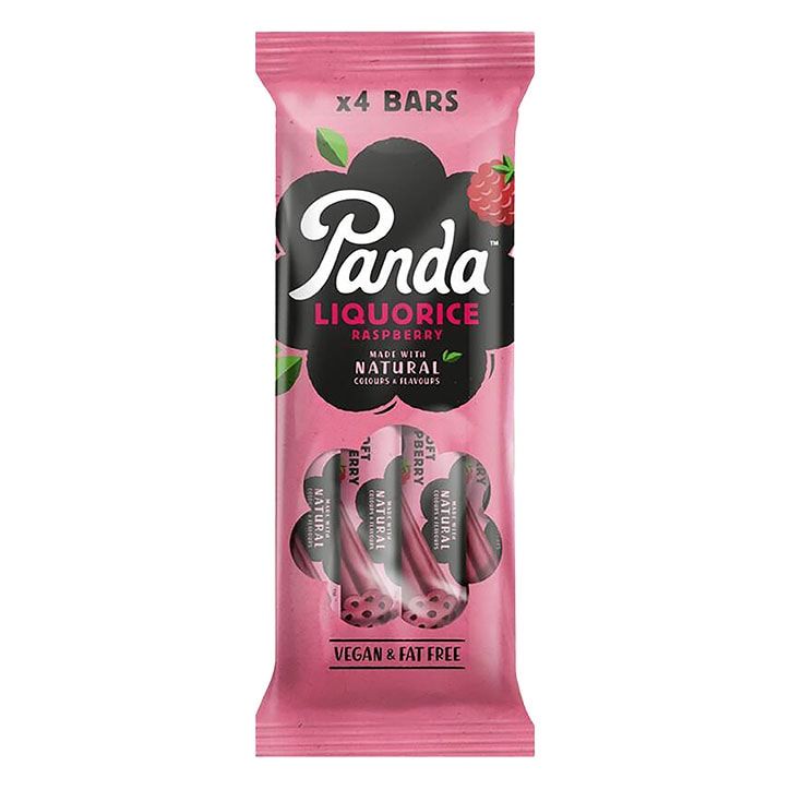 Panda Liquorice Raspberry 4 x 32g Bars Original / 32 g