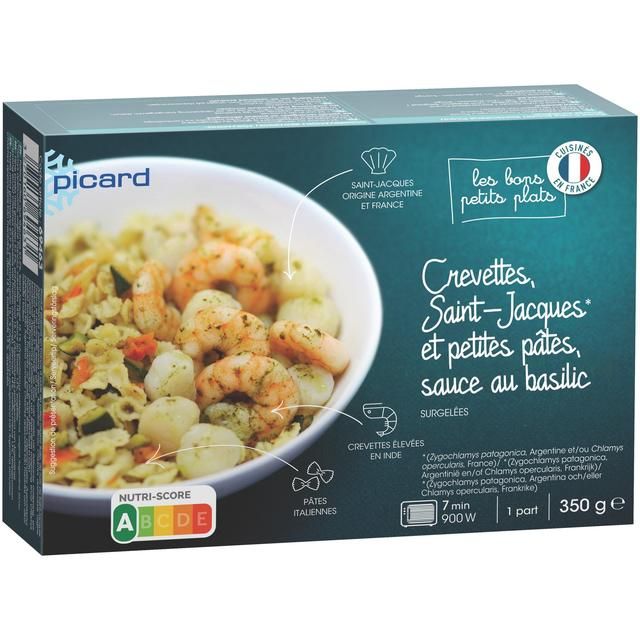 Picard Prawns Scallops &amp;amp; Vegetable Pasta   350g