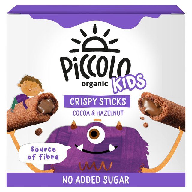 Piccolo Organic Kids Cocoa &amp;amp; Hazelnut Crispy Sticks   5 x 25g