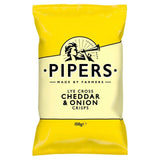 Pipers Lye Cross Cheddar &amp;amp; Onion Sharing Bag Crisps   150g