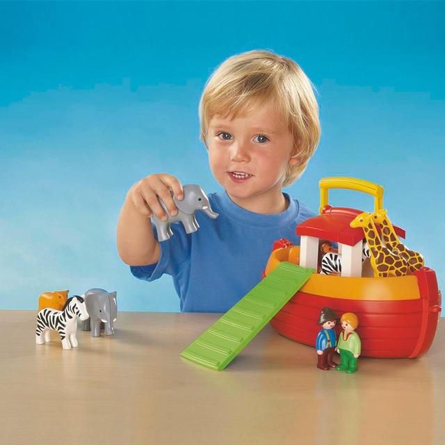 Playmobil 6765 1.2.3 Floating Take Along Noah's Ark