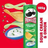 Pringles Sour Cream &amp;amp; Onion Sharing Crisps   185g