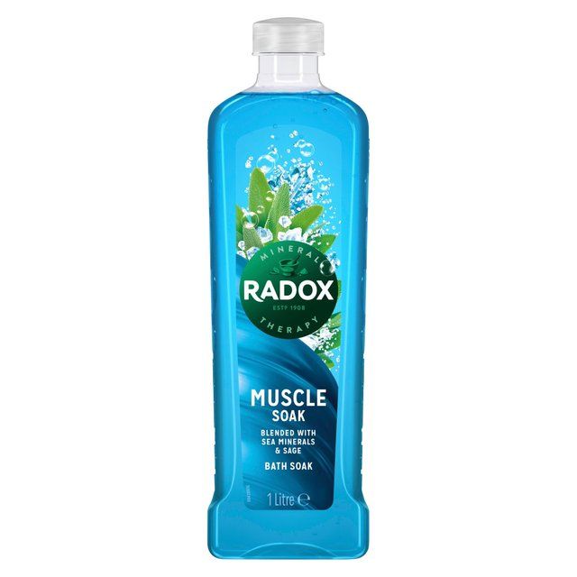 Radox Muscle Soak Bath Soak with Sage &amp;amp; Sea Minerals   1L