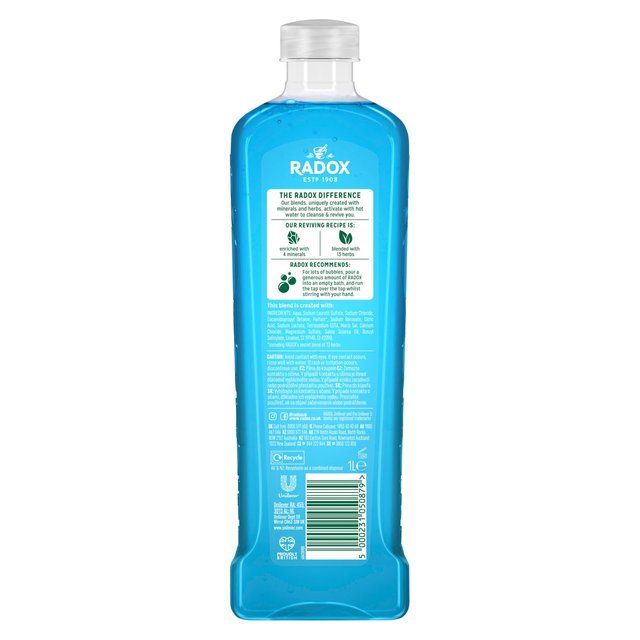 Radox Muscle Soak Bath Soak with Sage &amp;amp; Sea Minerals   1L