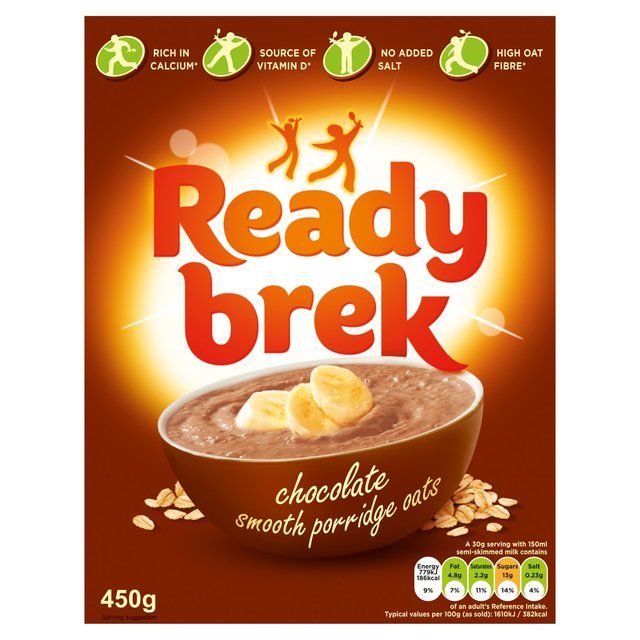 Ready Brek Smooth Porridge Oats Chocolate   450g