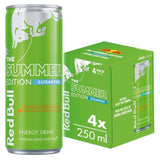 Red Bull Édition Verte Sans Sucre Curuba-Fleur de Sureau 4 x 250 ml