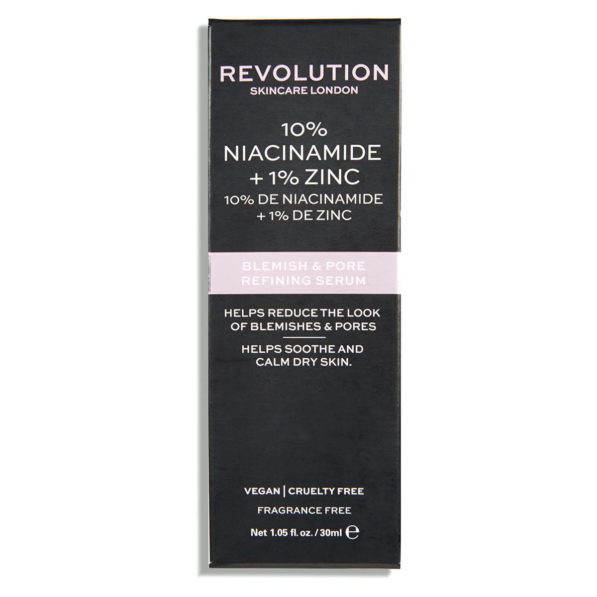 Revolution Skincare 10% Niacinamide + 1% Zinc Blemish &amp;amp; Pore Refining Serum 30ml