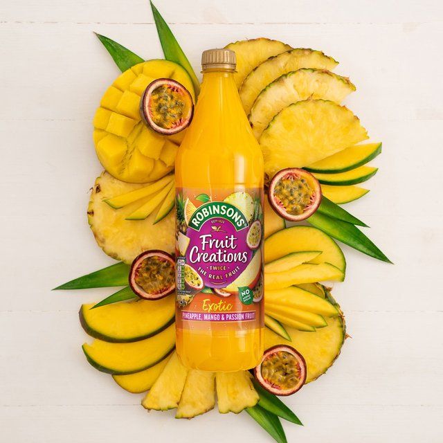 Robinsons Fruit Creations Pineapple Mango &amp;amp; Passionfruit No Added Sugar   1L