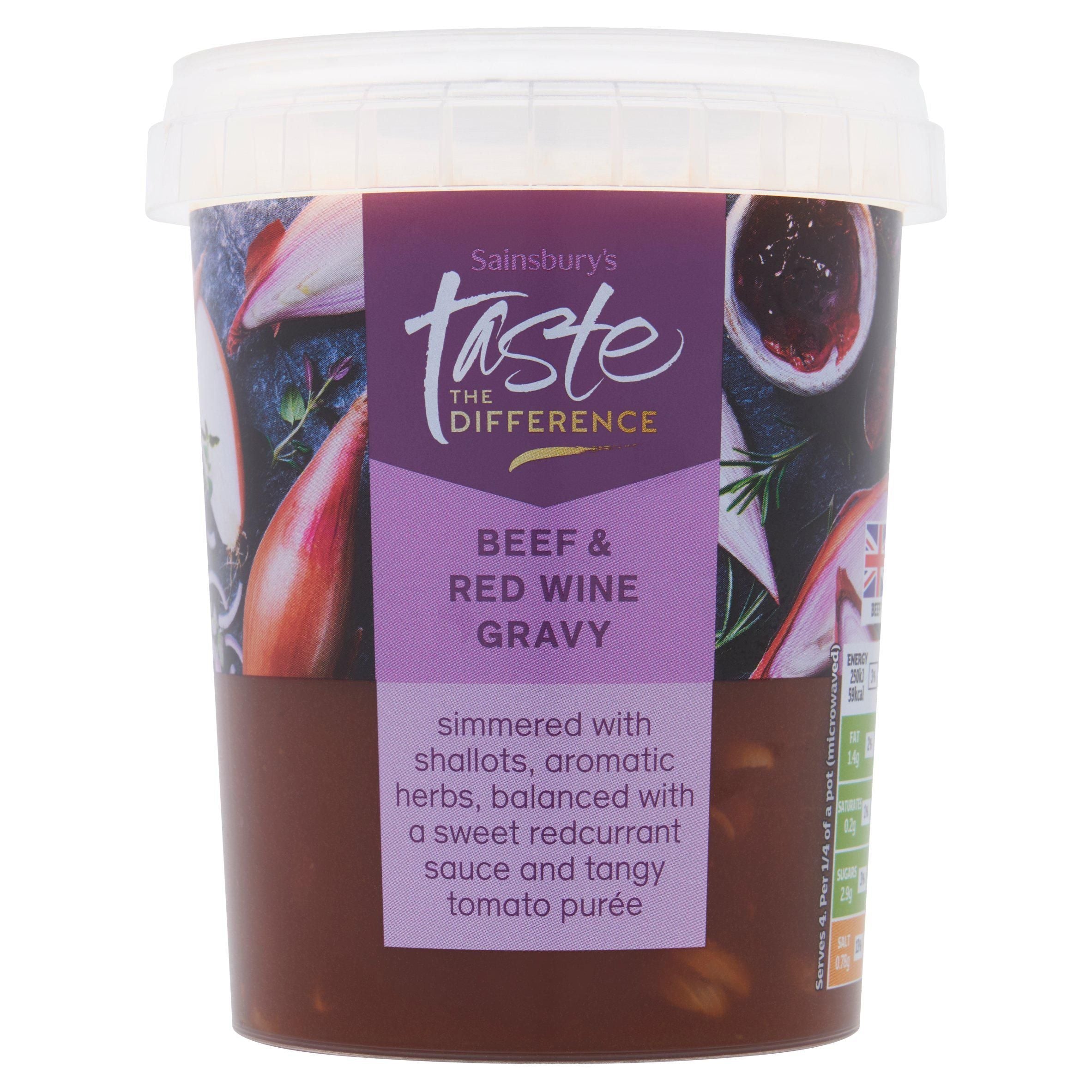 Sainsbury's Beef &amp;amp; Red Wine Gravy, Taste the Difference 450g (Serves 4)