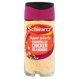 Schwartz Pepper &amp;amp; Garlic Chargrilled Chicken Seasoning Jar   51g