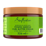 Crème coiffante Shea Moisture Moringa &amp; Avocado Power Greens Curl Butter Cream 326ml