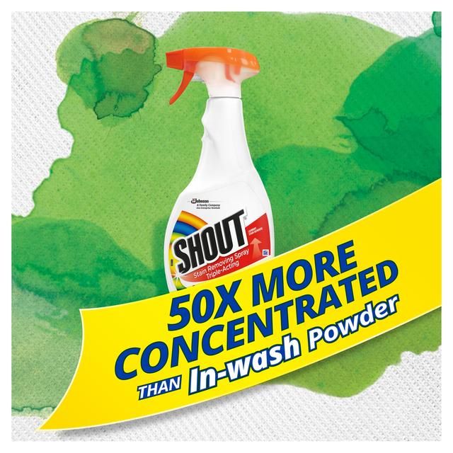Shout Triple-Acting Stain Removing Spray   500ml
