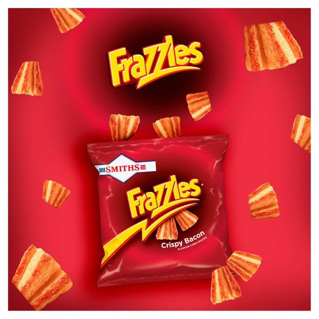 Smiths Frazzles Crispy Bacon Multipack Snacks   6 x 20g