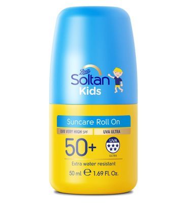 Soltan Kids Protect &amp;amp; Moisturise Suncare Roll On SPF50+ 50ml