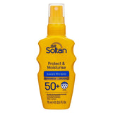 Soltan Protect &amp;amp; Moisturise SPF50+ 75ml Mini Sun Cream Spray
